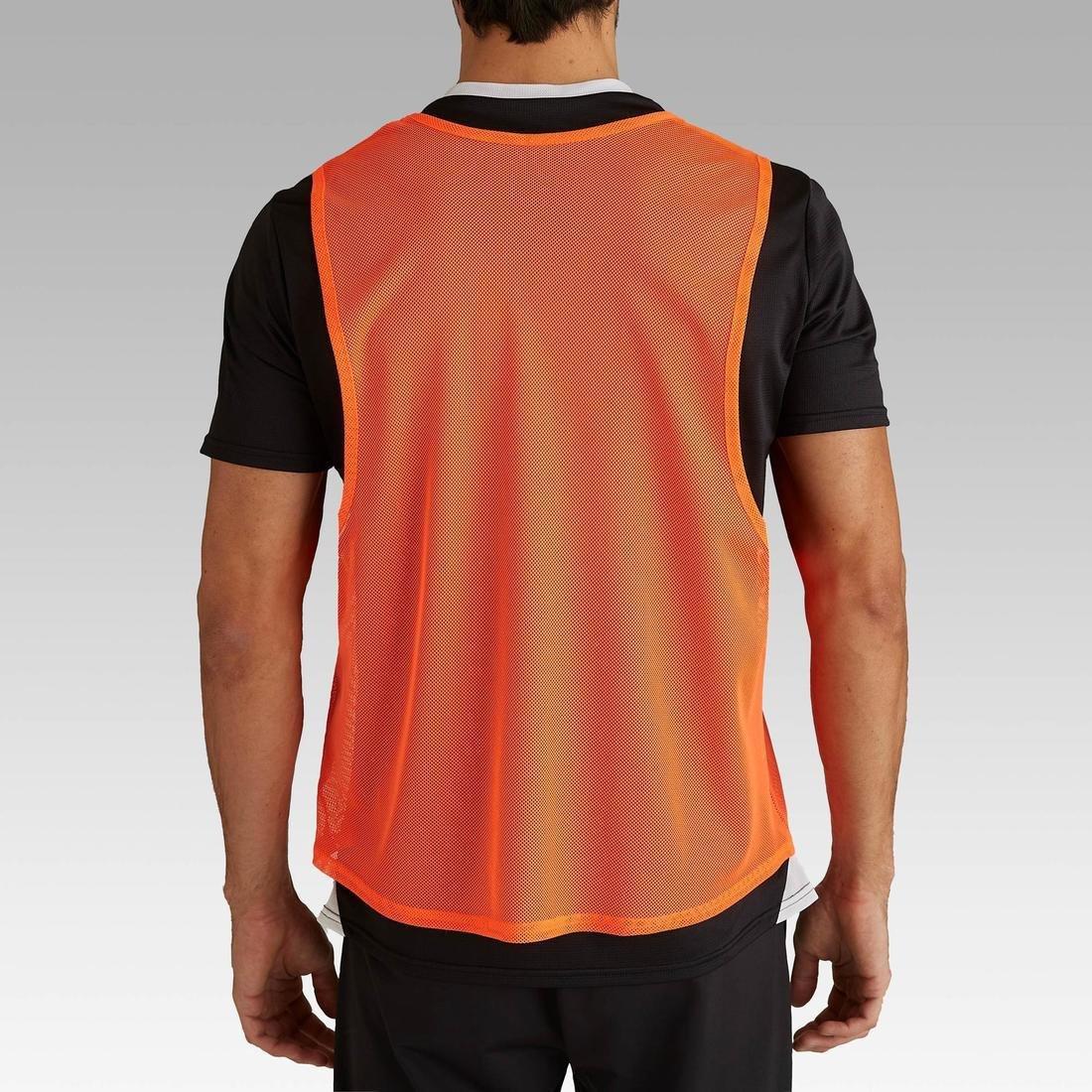 Adult Bib, Fluo Blood Orange, No Color, large image number 11