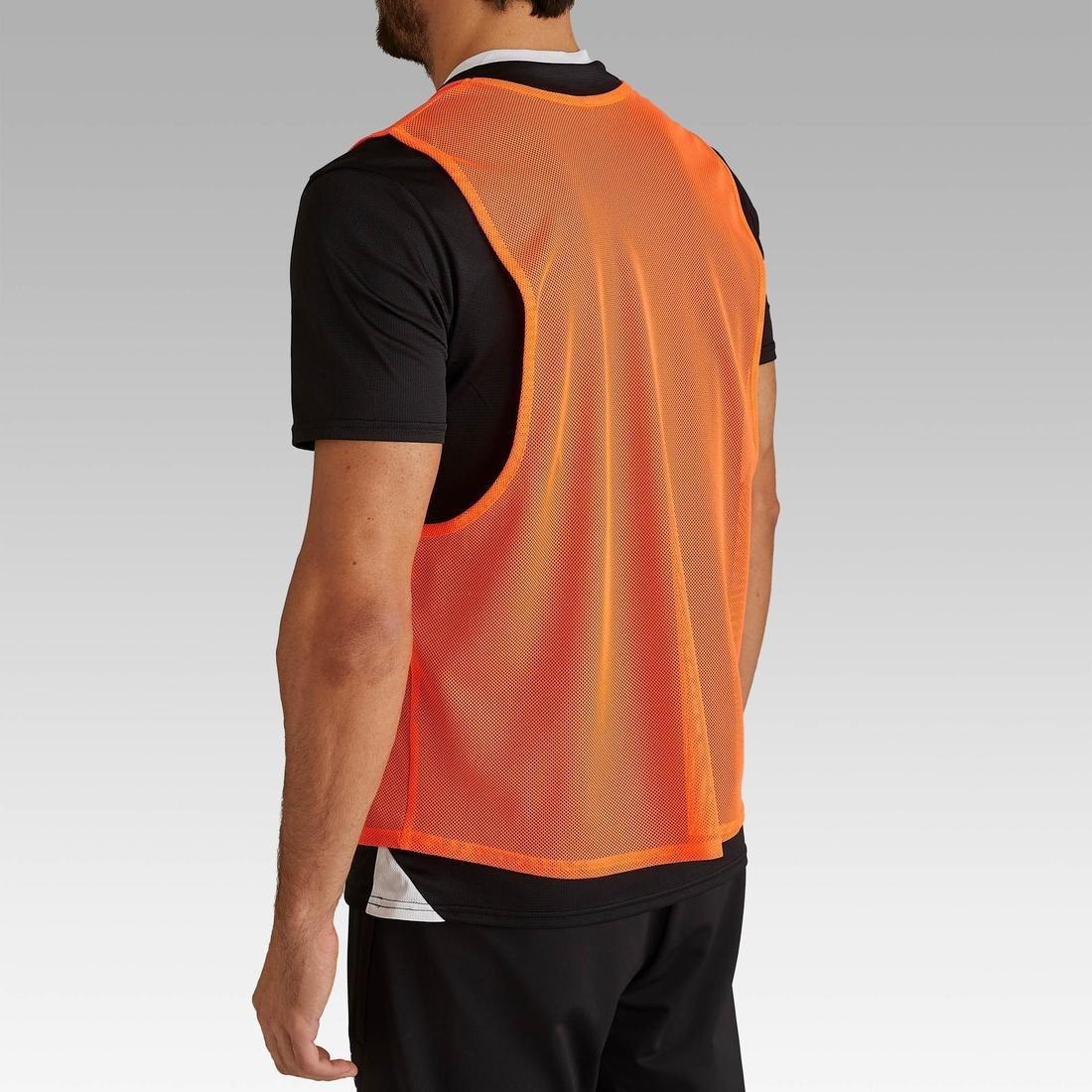 Adult Bib, Fluo Blood Orange, No Color, large image number 12