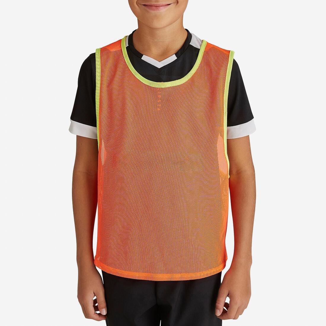 Junior Bib, Fluo Blood Orange, No Color, large image number 3