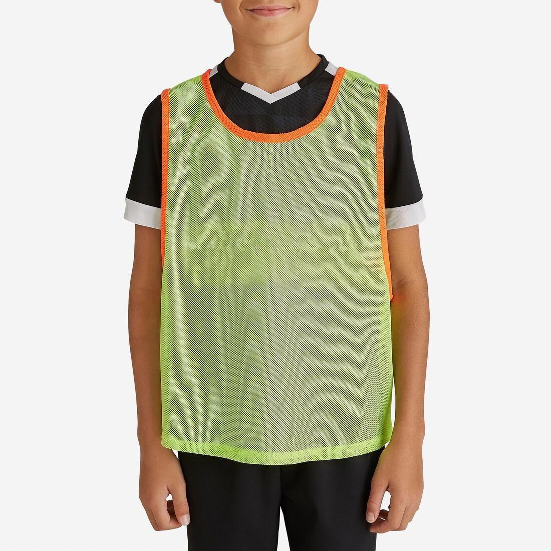 Junior Bib, Fluo Blood Orange, No Color, large image number 7