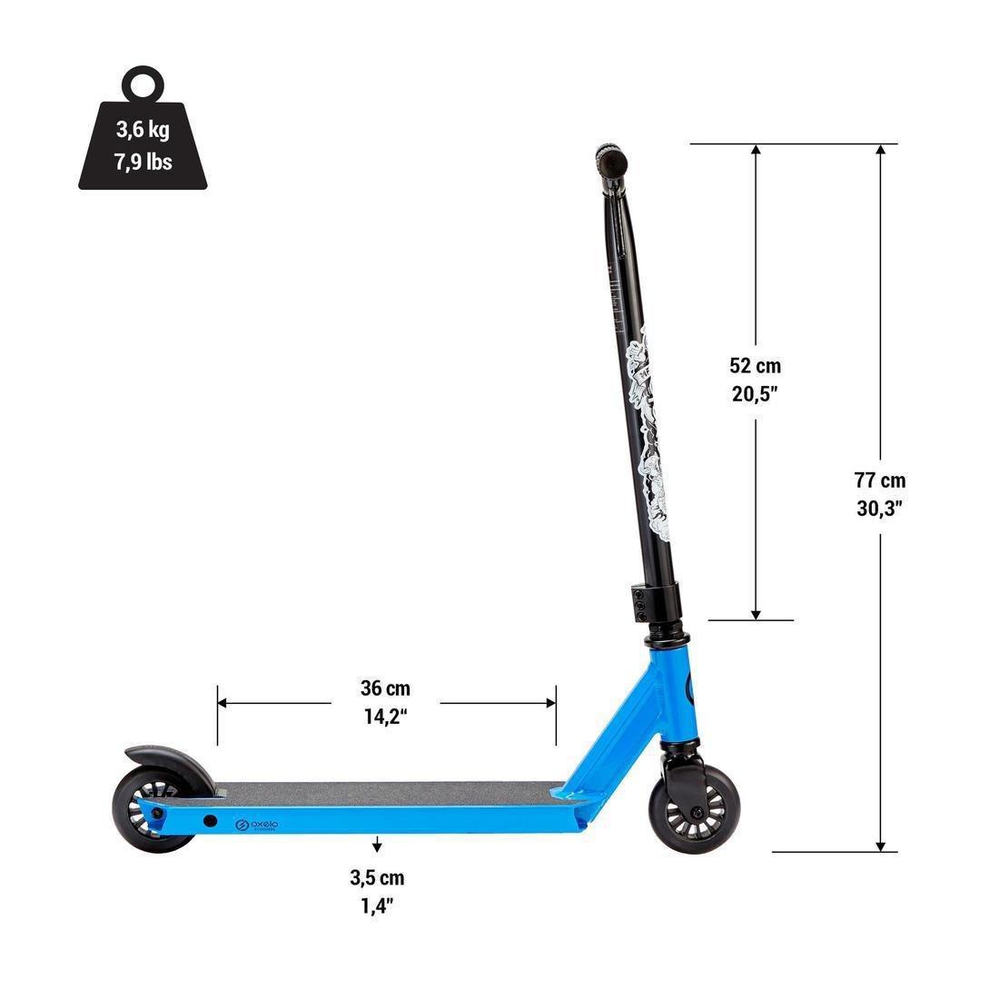 MF One 2016 Freestyle Scooter, Electric Blue, No Color, large image number 4