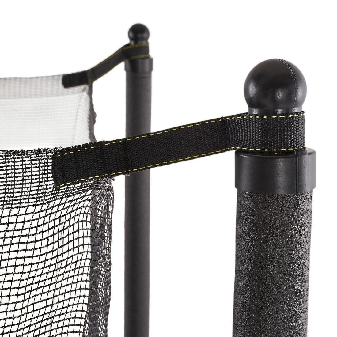 Octagonal Trampoline With Safety Net - 300, Black, , large image number 6