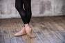 STAREVER - Leather Split-Sole Demi-Pointe Shoes Sizes 9.5C - 8 - Beige, Powdery beige