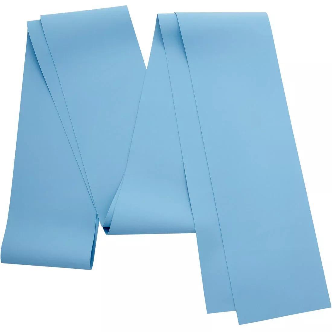 Fitness Rubber Low Resistance Band, Turquoise, Blue, No Color, large image number 0