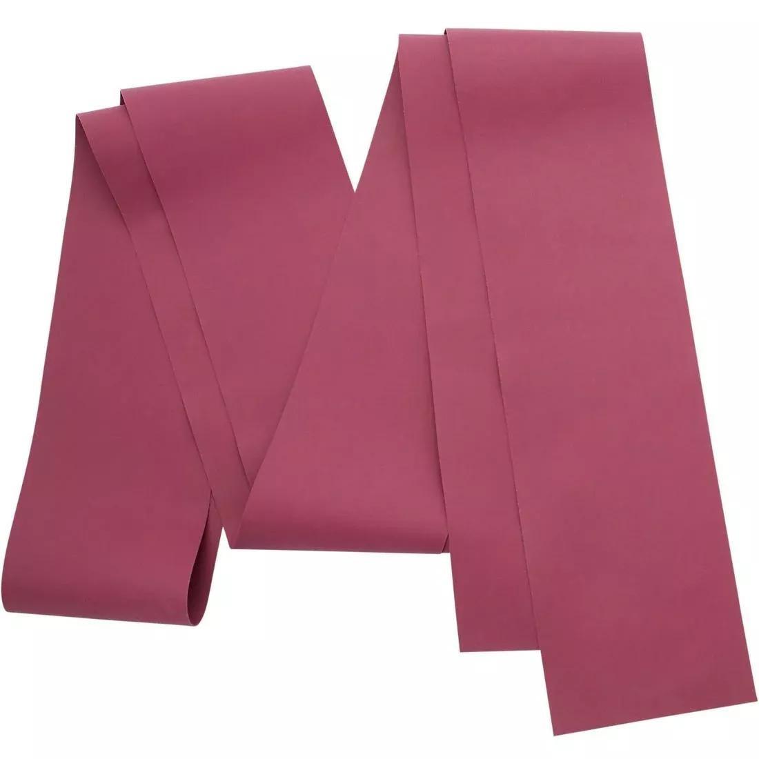 Fitness Rubber Resistance Band, Burgundy, Damson, No Color, large image number 0