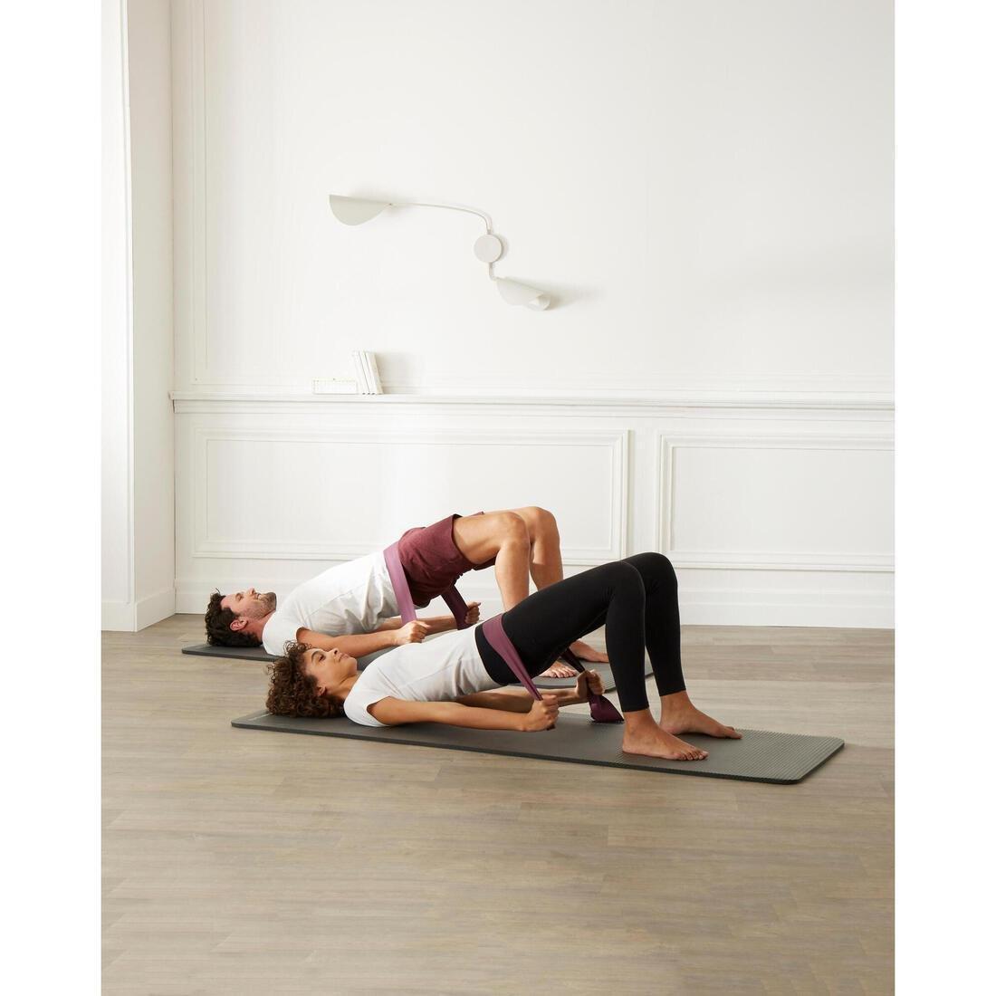 Fitness Rubber Resistance Band, Burgundy, Damson, No Color, large image number 2