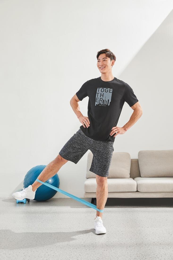 Fitness Rubber Resistance Band, Burgundy, Damson, No Color, large image number 8