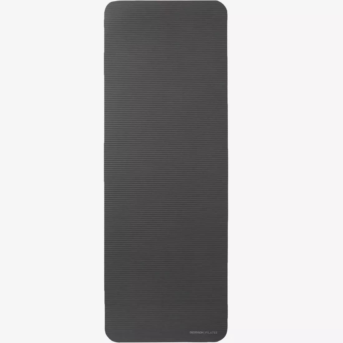 DOMYOS - Comfort Fitness Floor Mat, Charcoal Grey