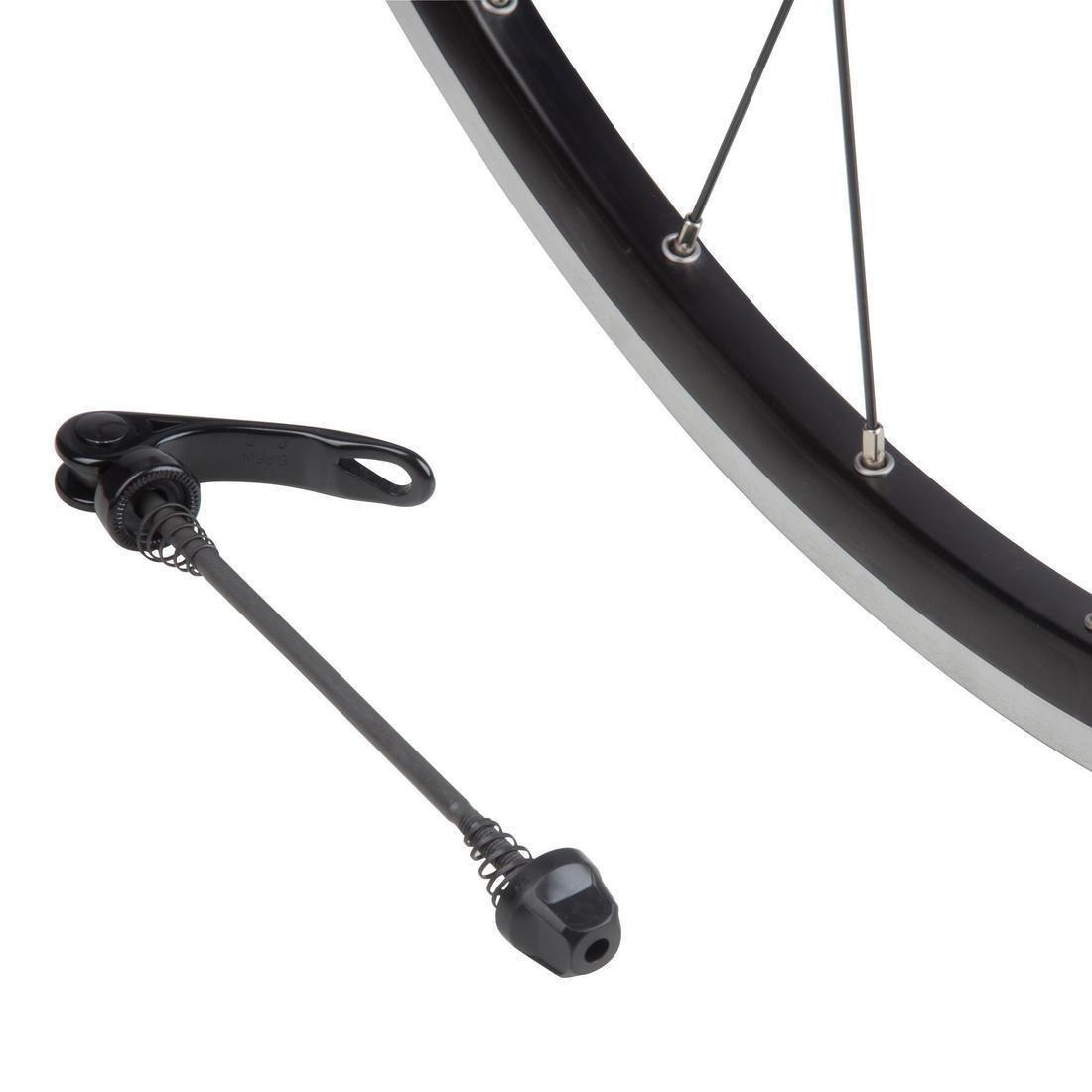 Triban 100 700 Double-Walled Front Road Bike Wheel, No Color, large image number 3