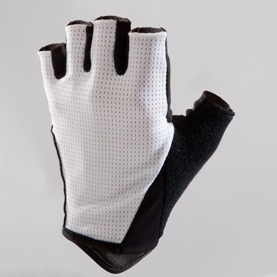 Road Cycling Glove500, Fluo Lime Yellow, , large image number 7