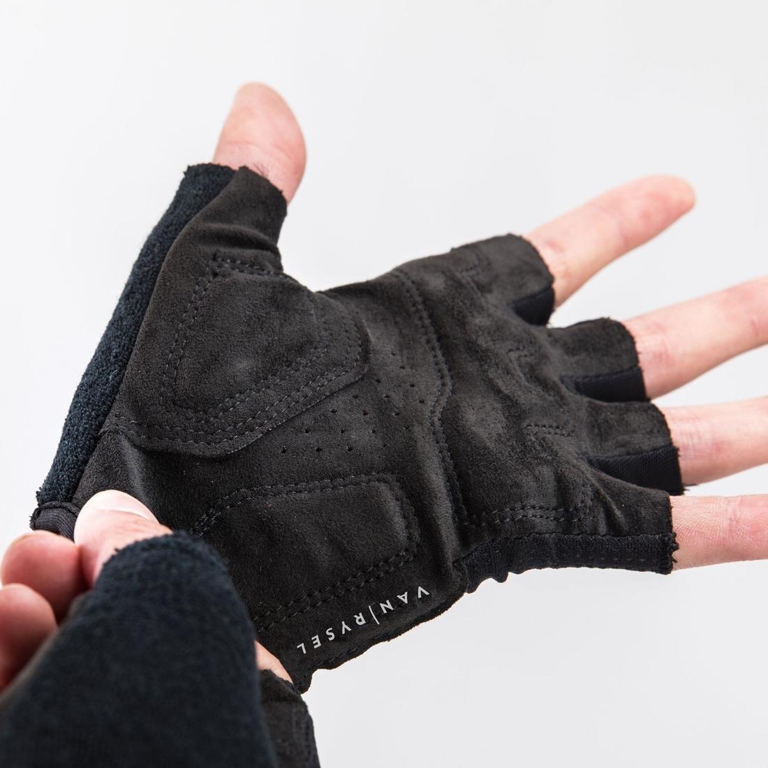 Road Cycling Gloves 500, Black, , large image number 4