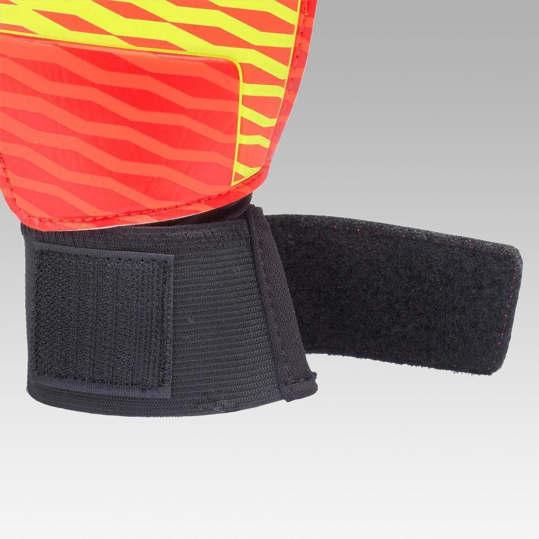 FirstKids Football Goalkeeper Gloves, Fluo Blood Orange, No Color, large image number 7