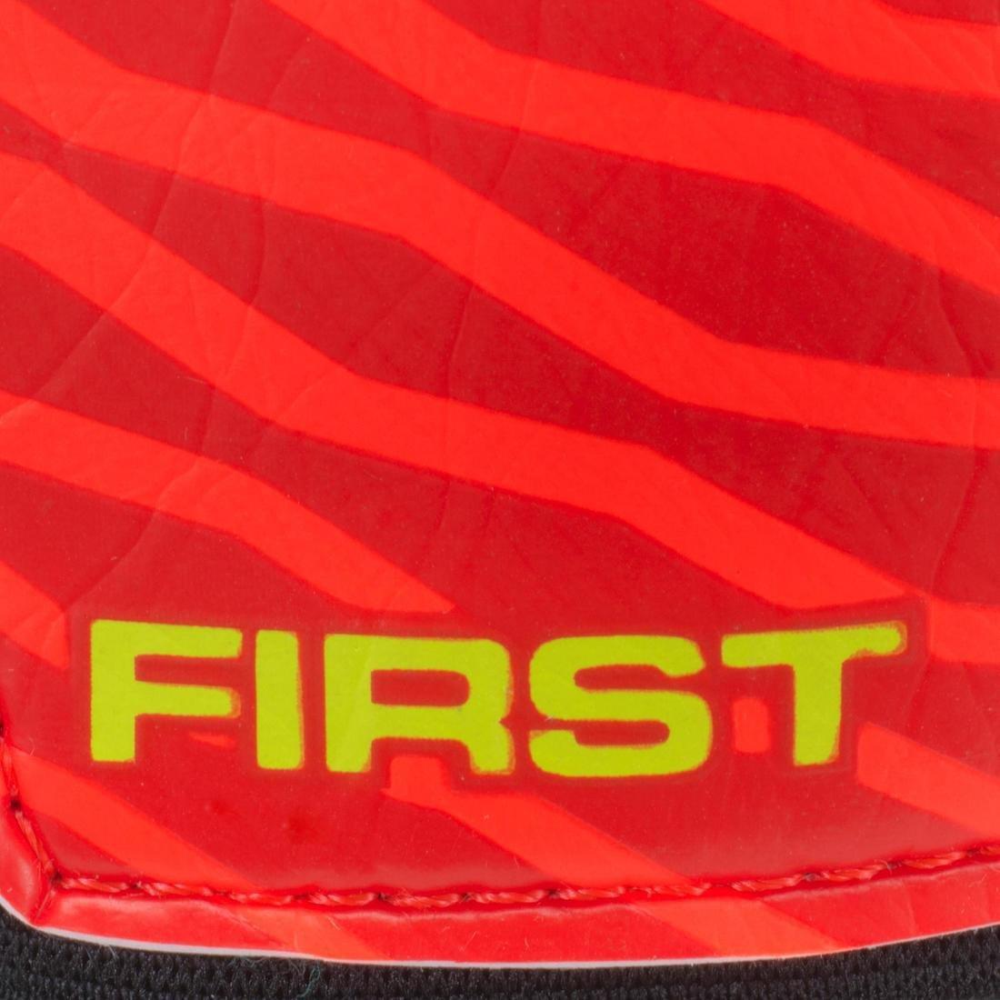 FirstKids Football Goalkeeper Gloves, Fluo Blood Orange, , large image number 8