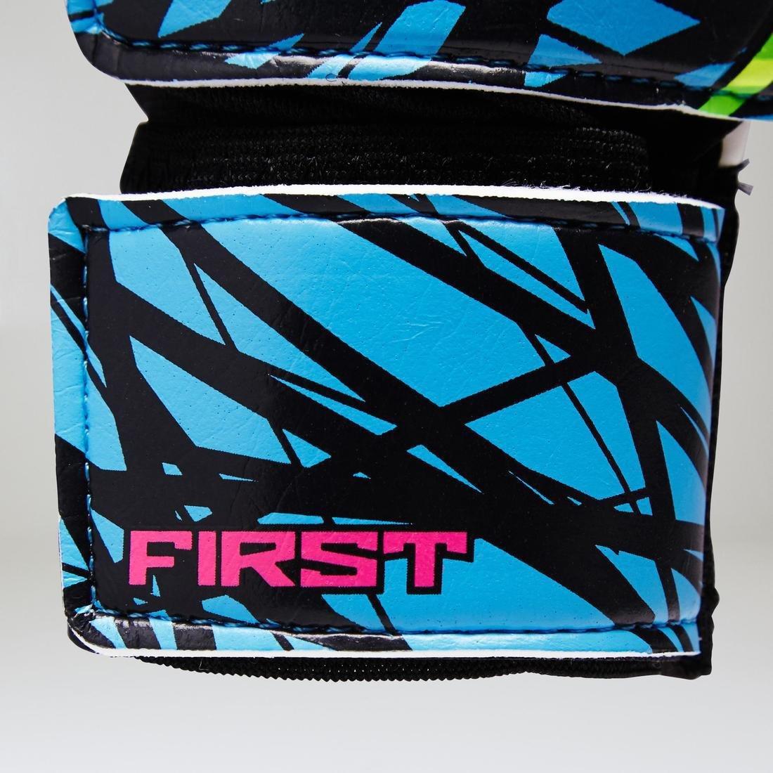 FirstKids Football Goalkeeper Gloves, Fluo Blood Orange, , large image number 12