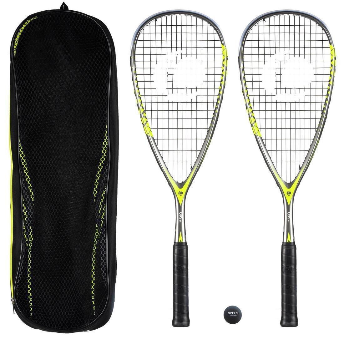 Sr 560 Club Set (2 Rackets, Red Dot Ball And Bag), Black, No Color, large image number 1