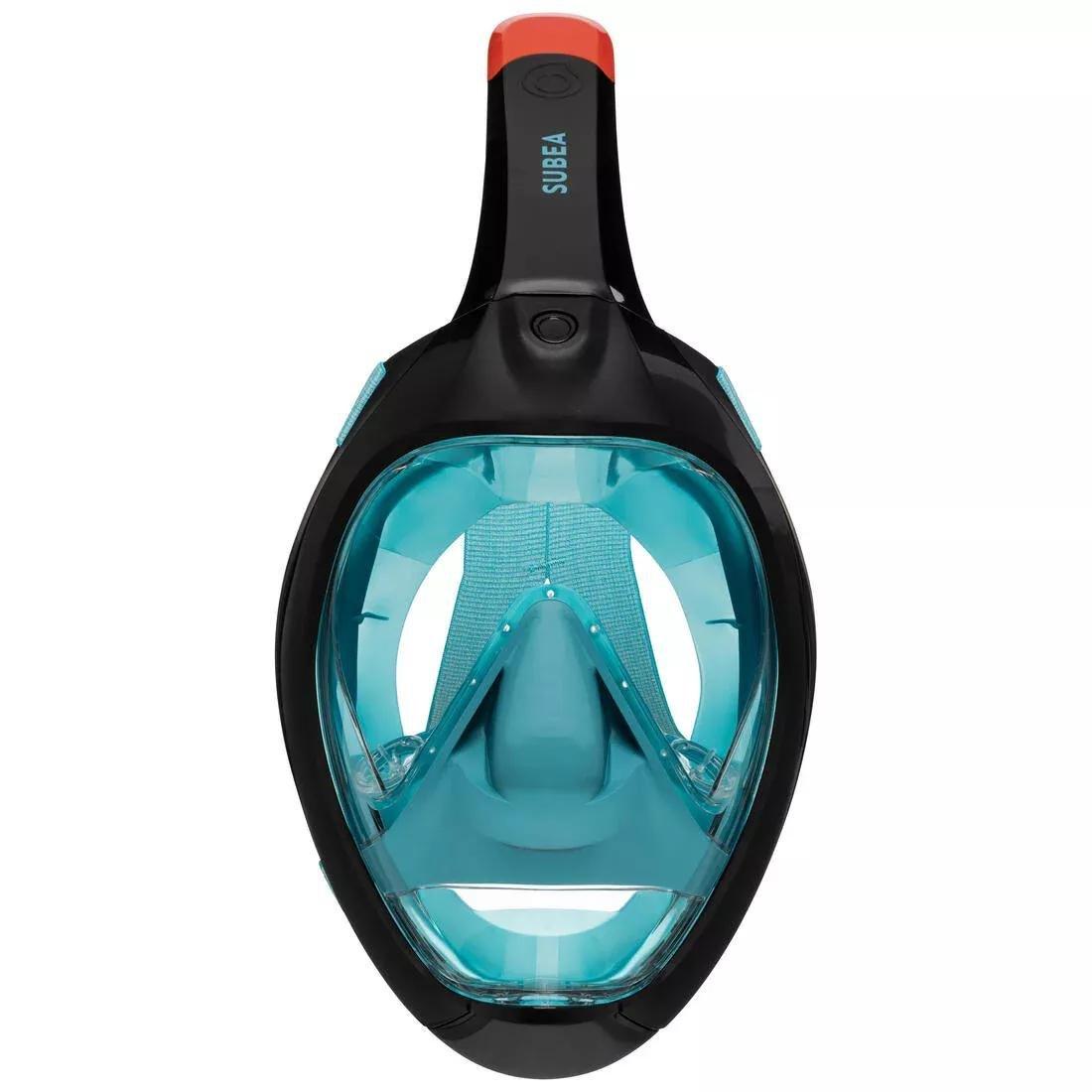 Adult Dive Mask - Easybreath 900, Blue, No Color, large image number 1
