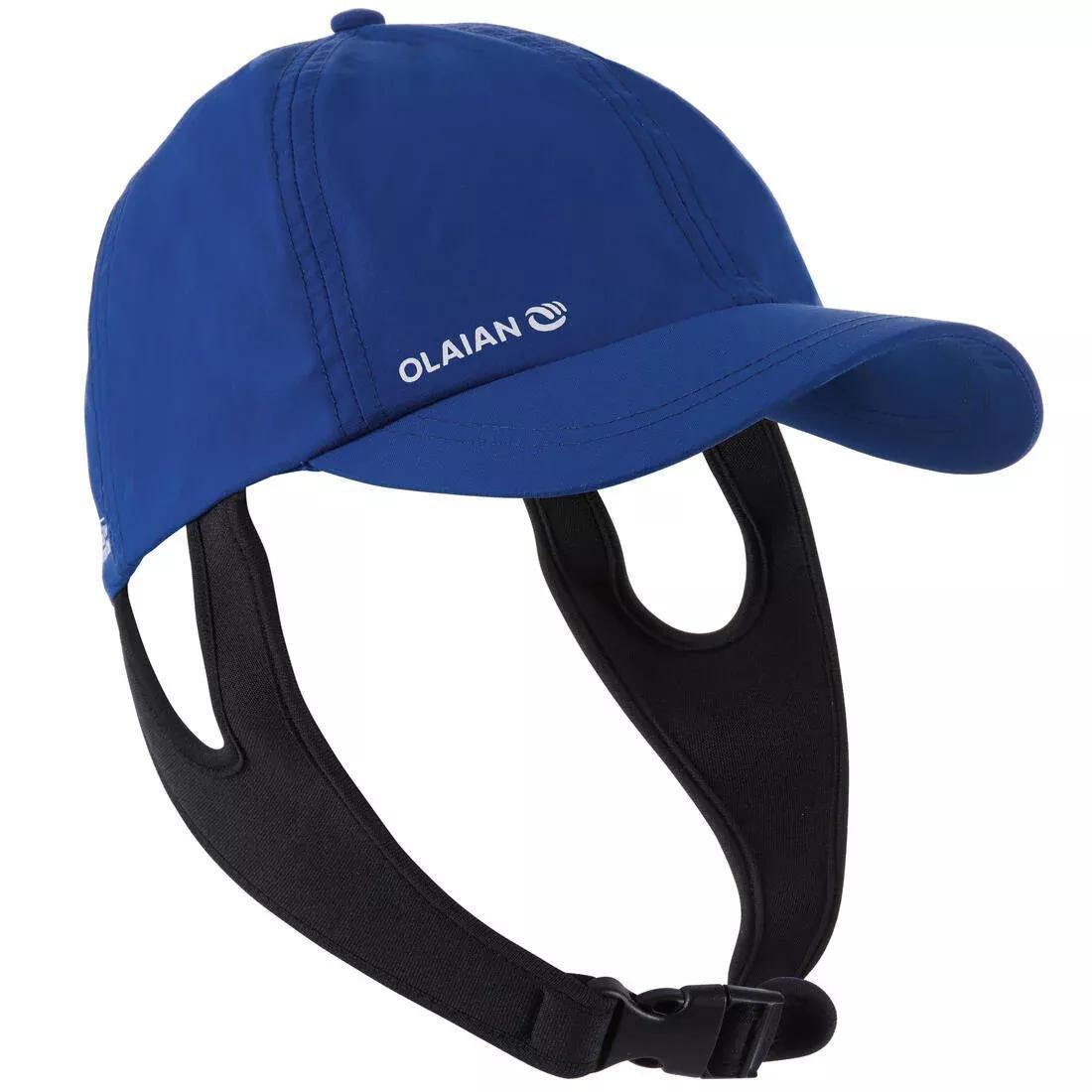 Childrens Uv Protection Surfing Cap, Royal Blue, No Color, large image number 0