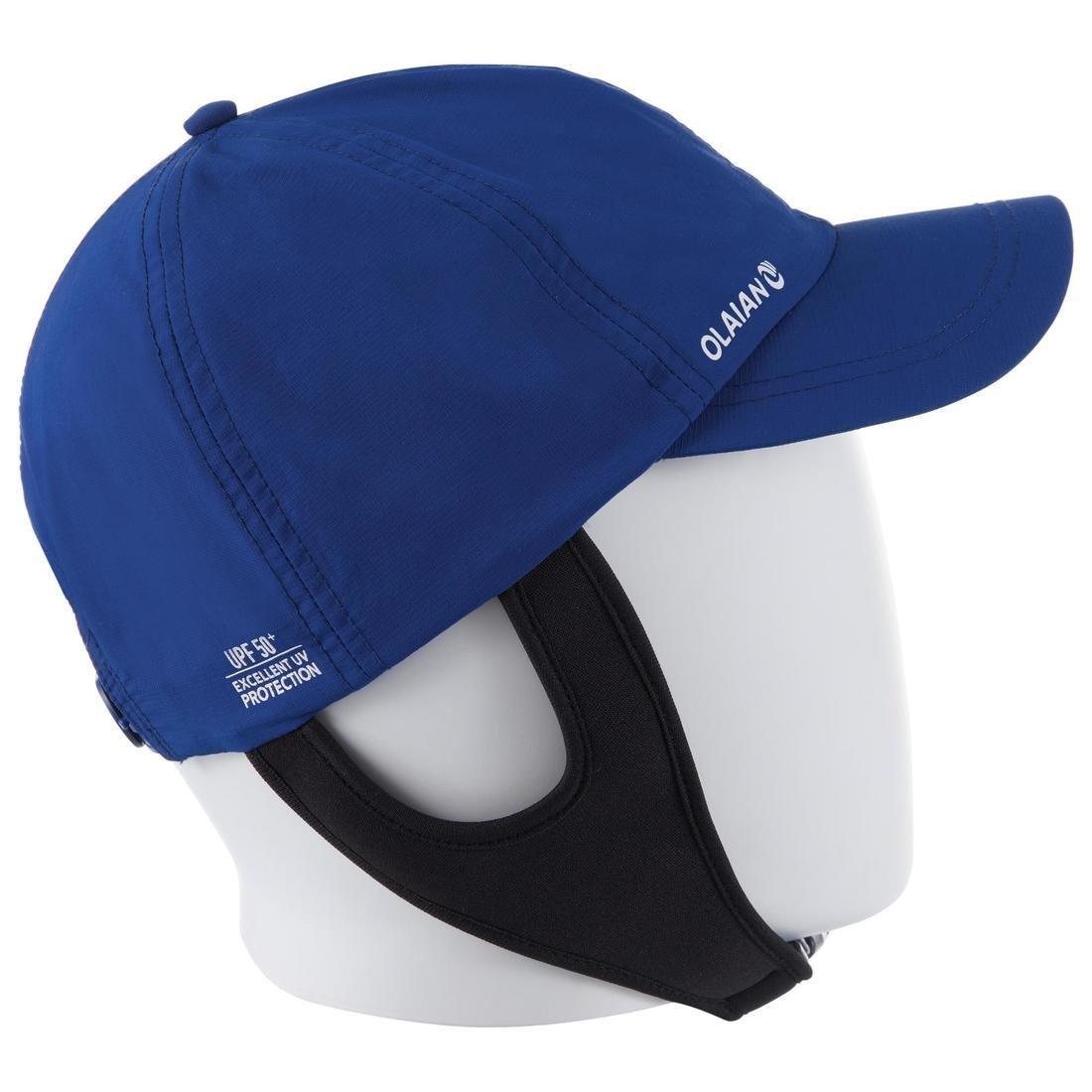 OLAIAN - Childrens Uv Protection Surfing Cap, Royal Blue