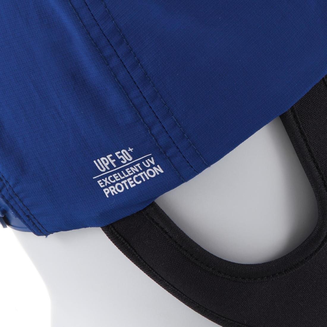 Kids UV Protection Surfing Cap, Blue, No Color, large image number 2