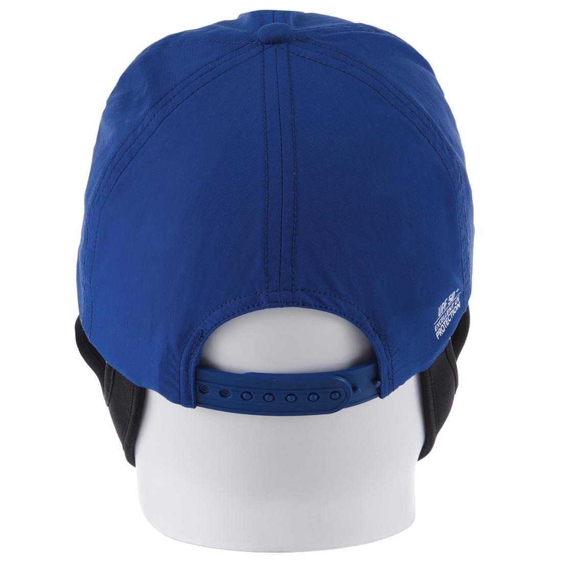 Kids UV Protection Surfing Cap, Blue, No Color, large image number 3