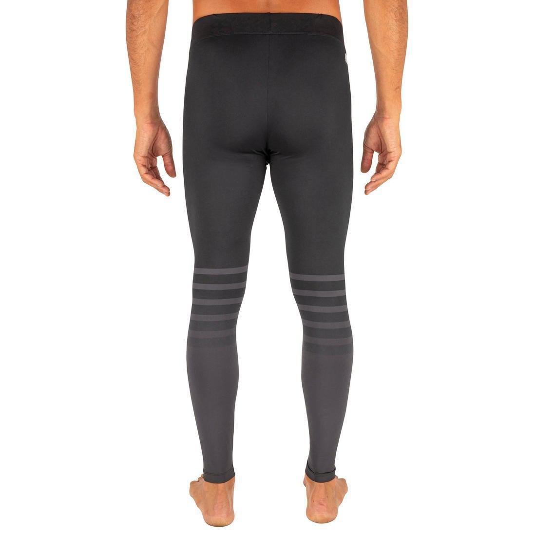 100 Men's Anti-Uv Surfing Leggings, Black, No Color, large image number 3