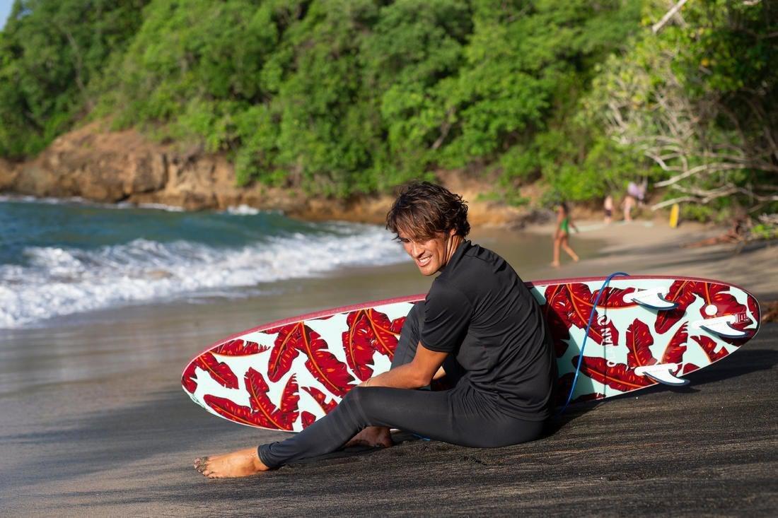 100 Men's Anti-Uv Surfing Leggings, Black, No Color, large image number 11