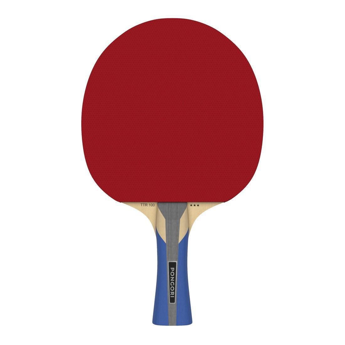 Set Of 2 Ttr 100 3Star All-Round Table Tennis Bats And 3 Ttb 100 40+ Balls, Orange, No Color, large image number 4