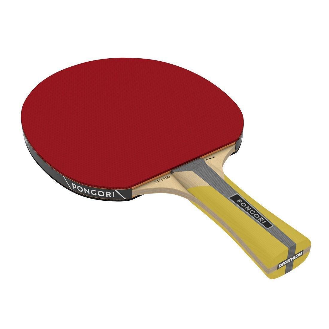 Set Of 2 Ttr 100 3Star All-Round Table Tennis Bats And 3 Ttb 100 40+ Balls, Orange, No Color, large image number 7