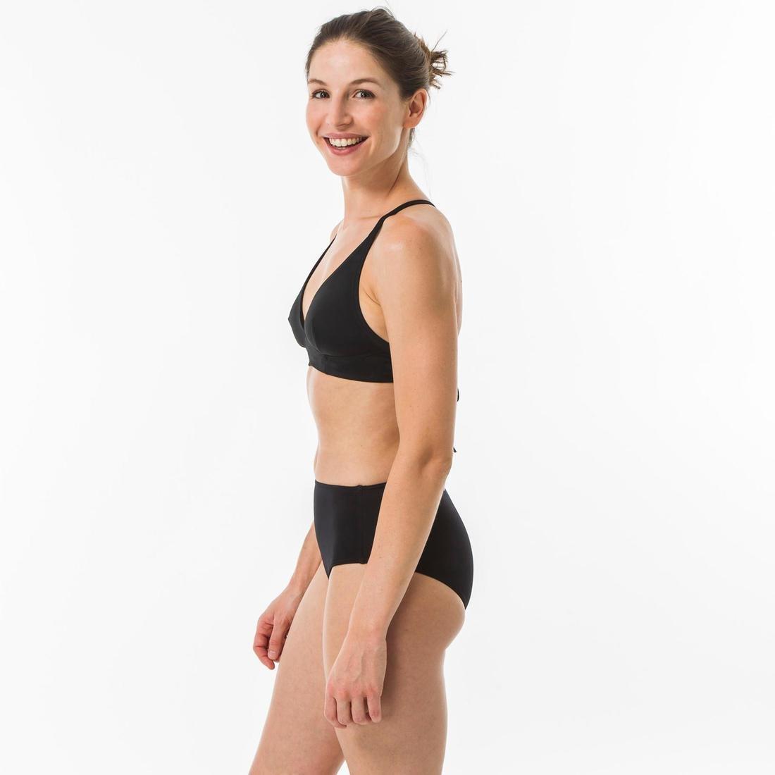 Swimsuit Top With Double-Adjustable Back Bea, Black, No Color, large image number 4