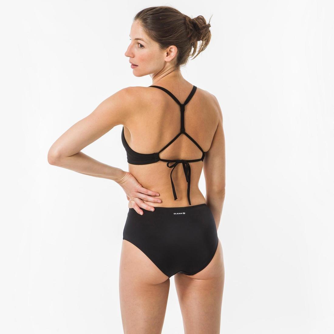 Swimsuit Top With Double-Adjustable Back Bea, Black, No Color, large image number 5