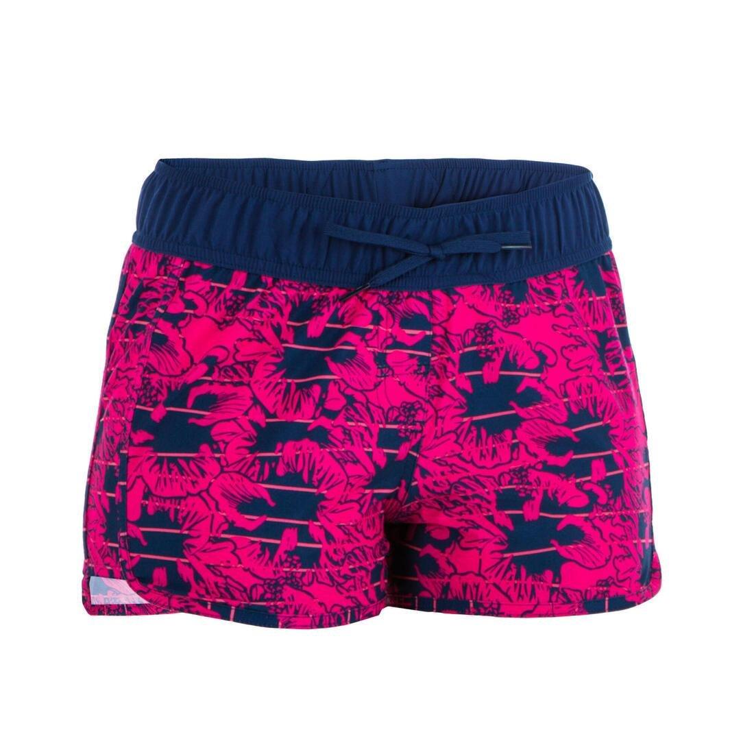Women Boardshorts With Elasticated Waistband And Drawstring - Tini Ethni, Pink, , large image number 9