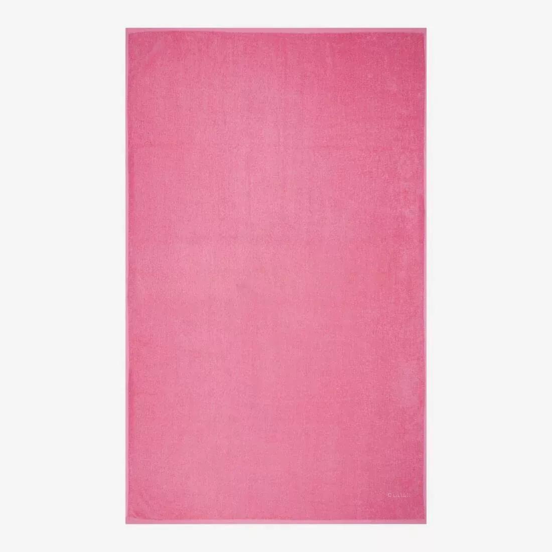 TOWEL, Fluo Coral Orange, No Color, large image number 5