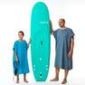 OLAIAN - Adult Surf Poncho 100, Blue Grey