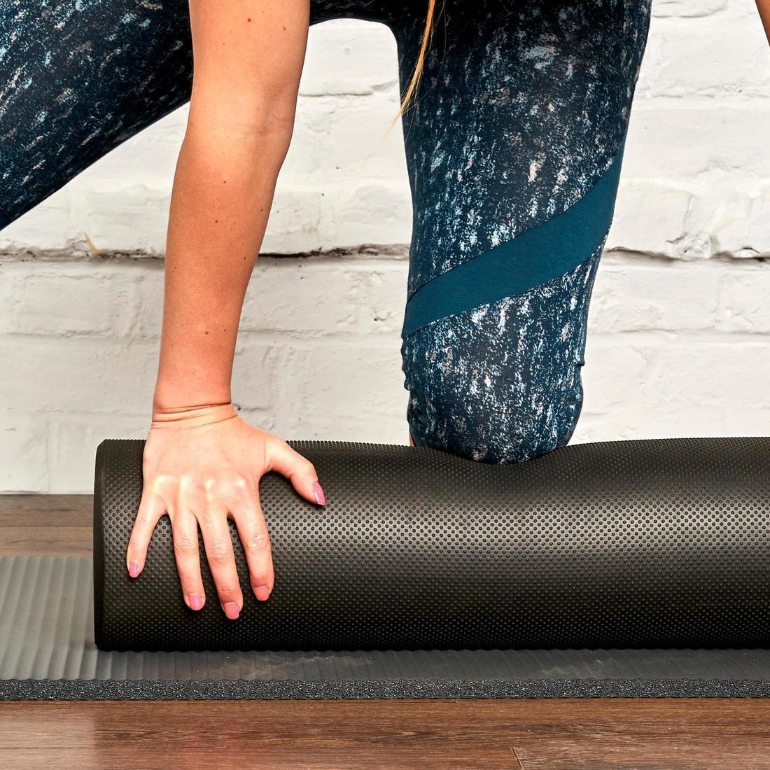 Fitness Foam Roller Length, Black, No Color, large image number 2