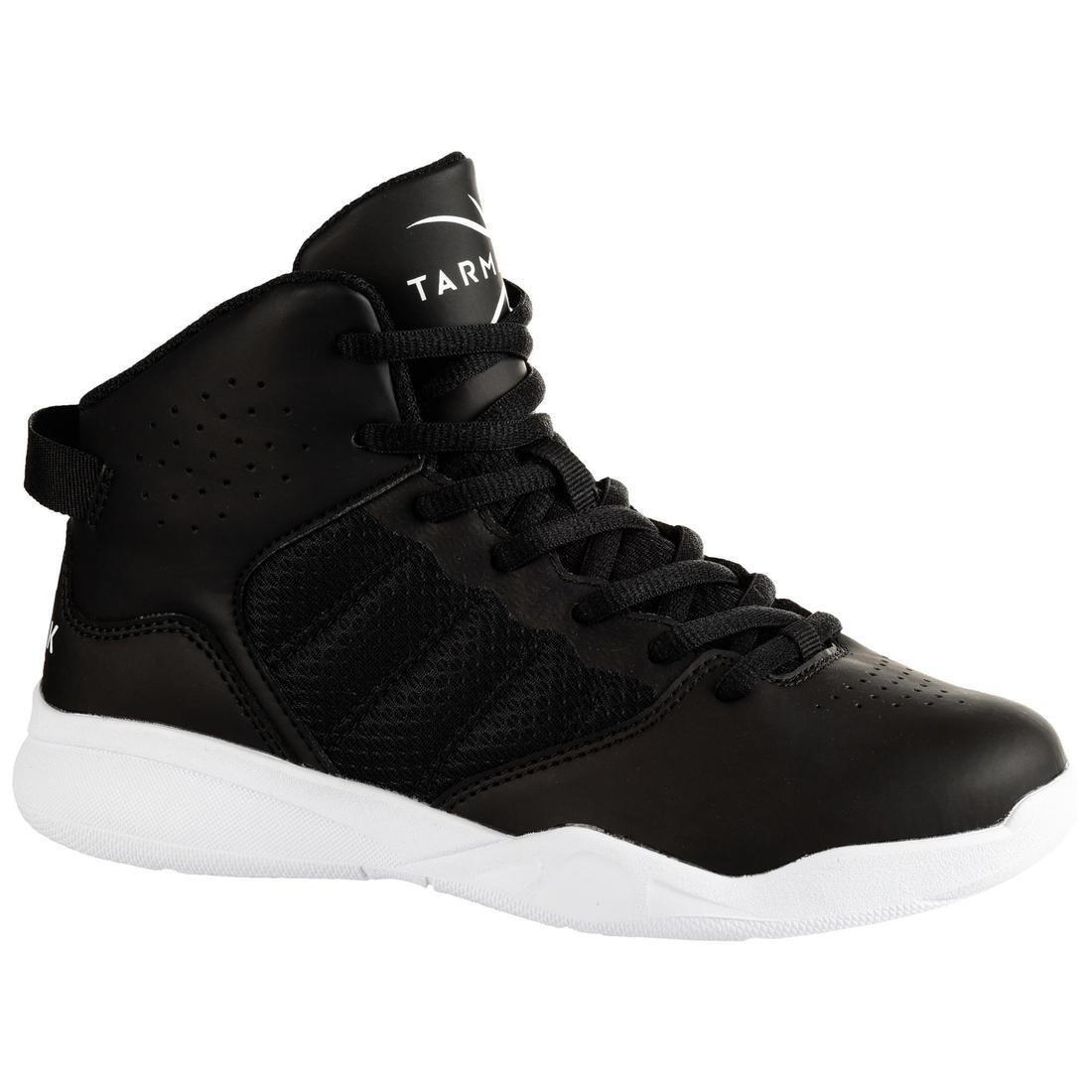 TARMAK - Boys/Girls BeginnerBasketball Shoes Ss100 , Black