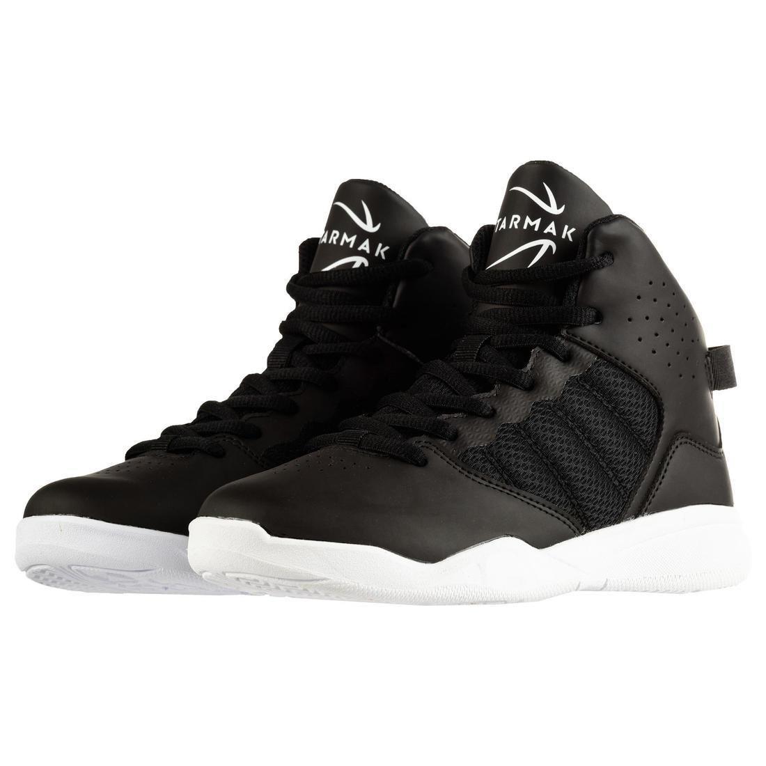 TARMAK - Boys/Girls BeginnerBasketball Shoes Ss100 , Black