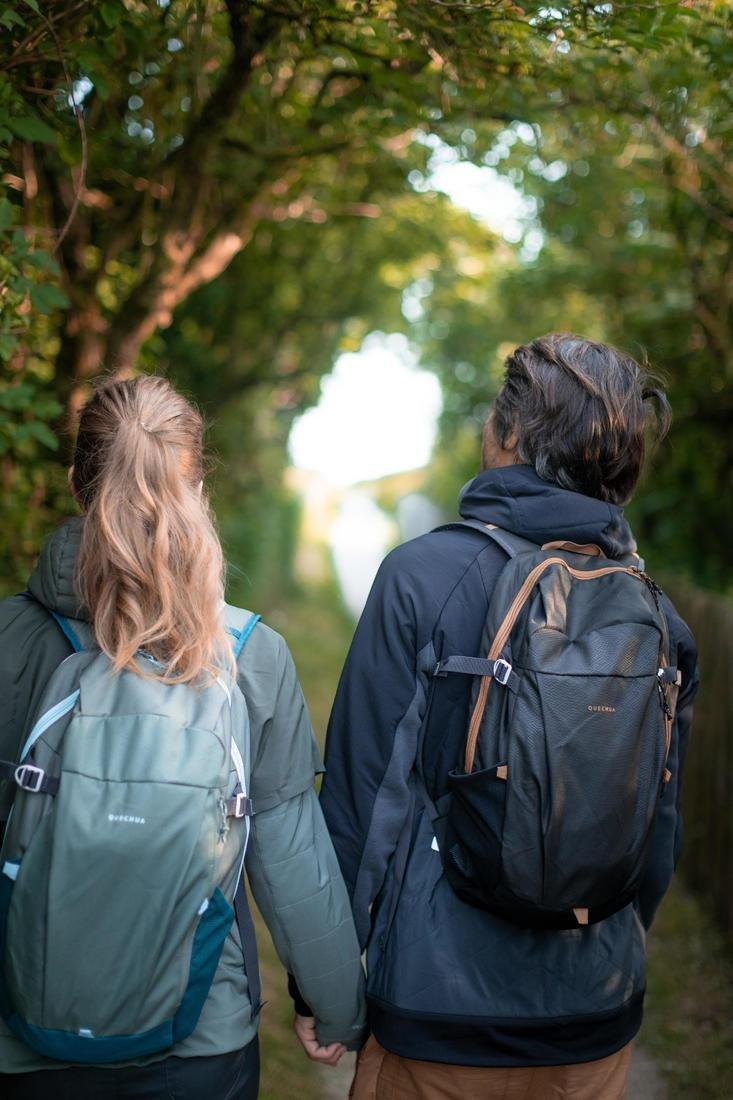 Hiking Backpack Nh Arpenaz 100, Linen, No Color, large image number 7