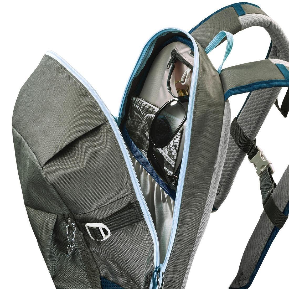 Hiking Backpack Nh Arpenaz 100, Linen, No Color, large image number 10