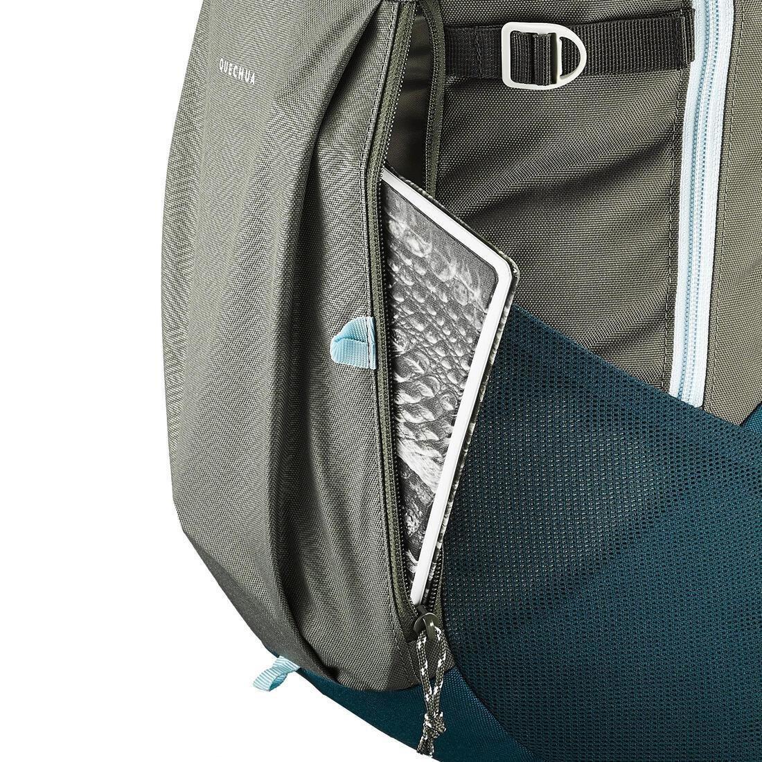 Hiking Backpack Nh Arpenaz 100, Linen, No Color, large image number 13