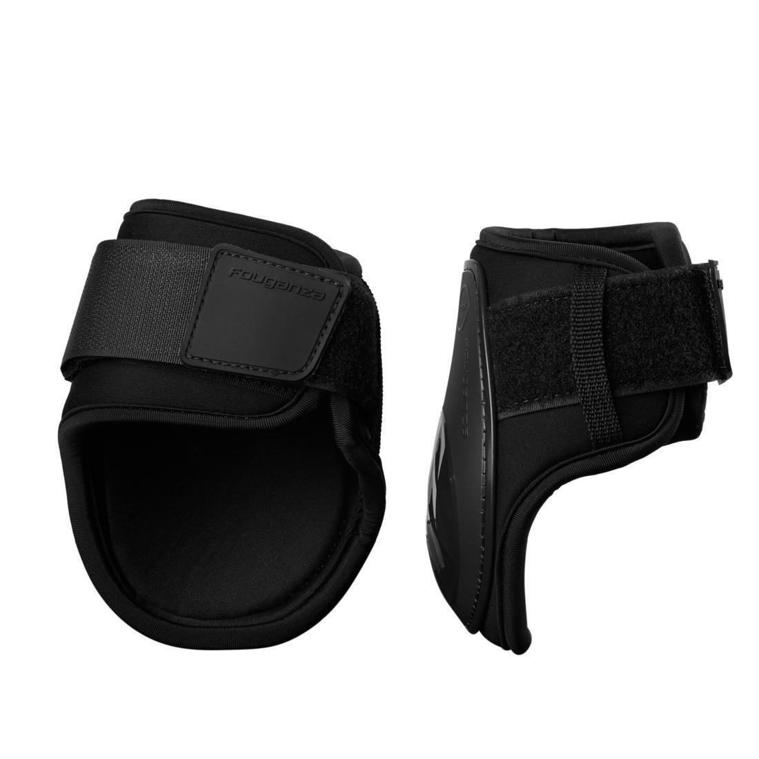 Fetlock Boots For Horses 500 Twin-Pack, Black, , large image number 1