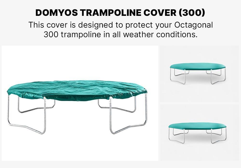 Trampoline Cover Octagonal 300, Jungle Green, No Color, large image number 3