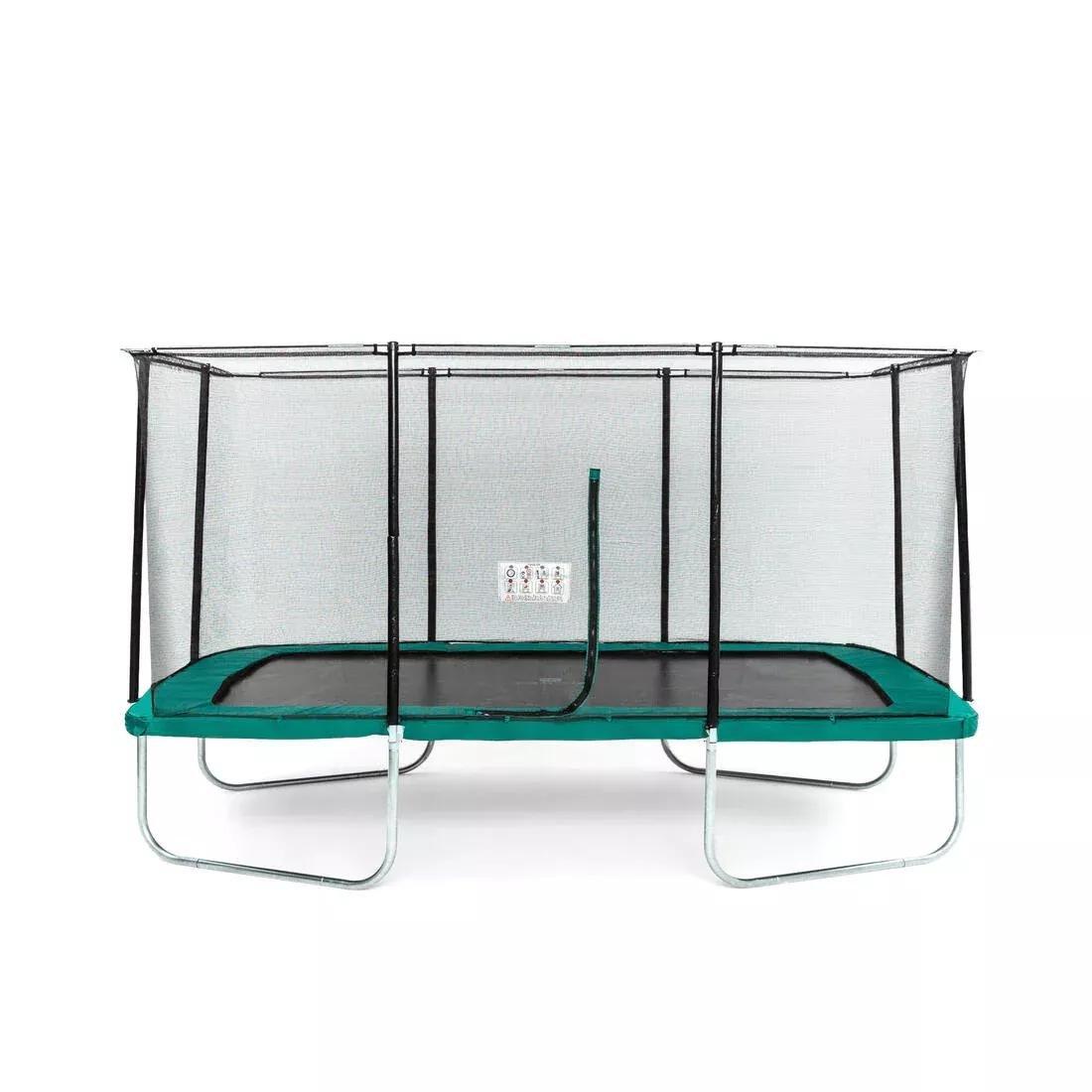 DEFAULT Rectangular Trampoline with Safety Net 520, No Color, large image number 0