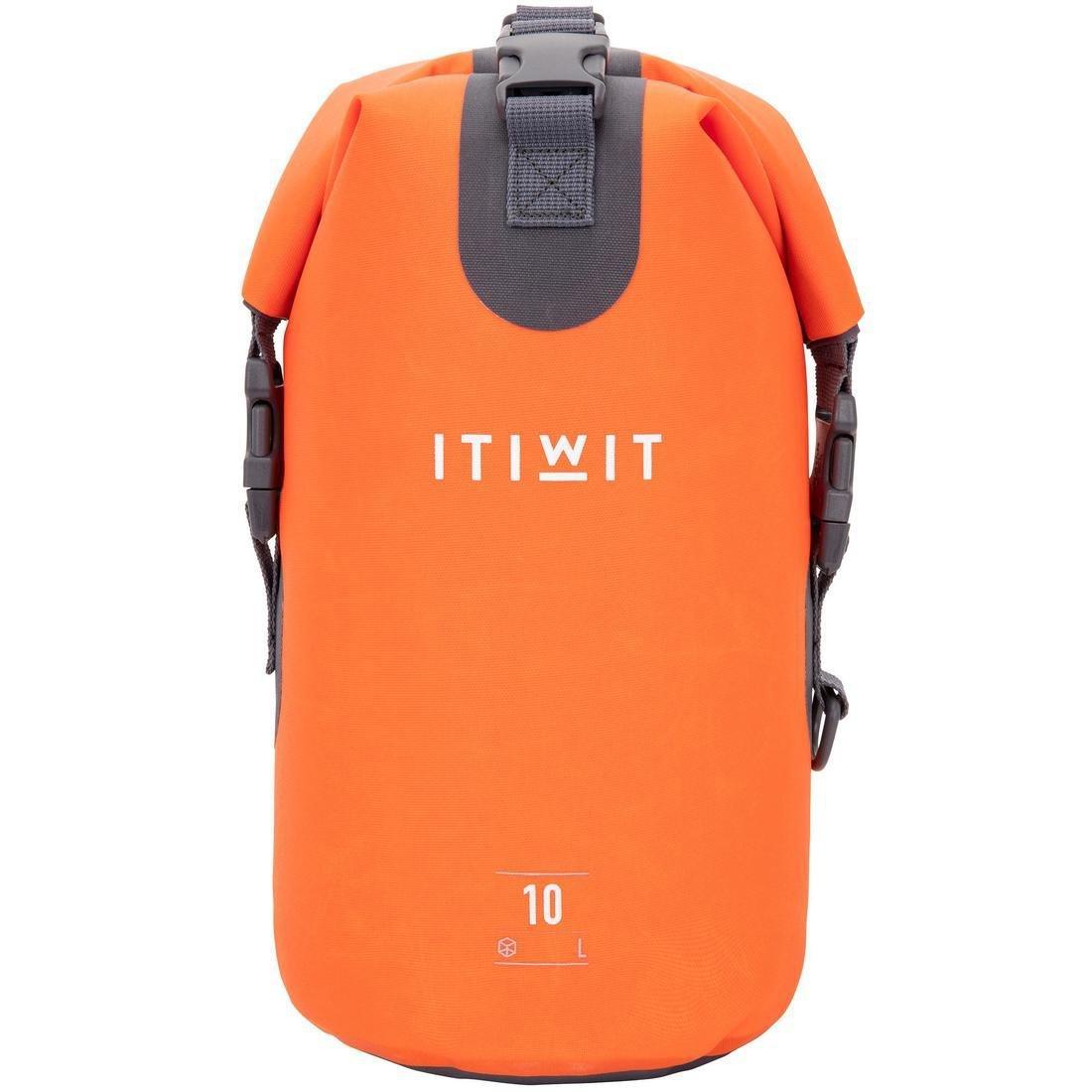 Waterproof Dry Bag 10L, Orange, No Color, large image number 2
