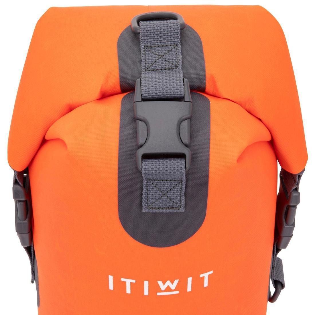 Waterproof Dry Bag 10L, Orange, No Color, large image number 6