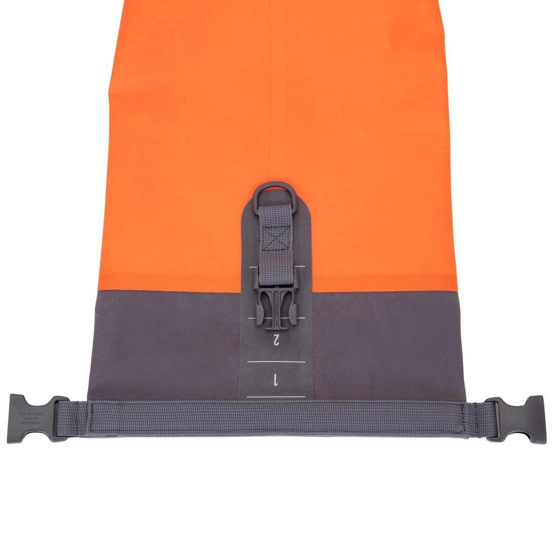 Waterproof Dry Bag 10L, Orange, No Color, large image number 8