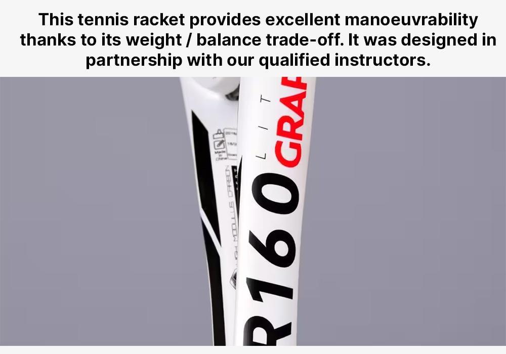TR160 Graph Adult Tennis Racket, No Color, medium