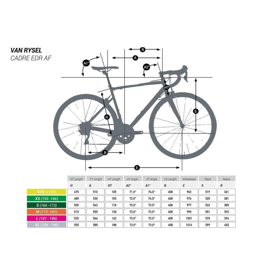 Road Bike Edr Af 105, Black, , large image number 1