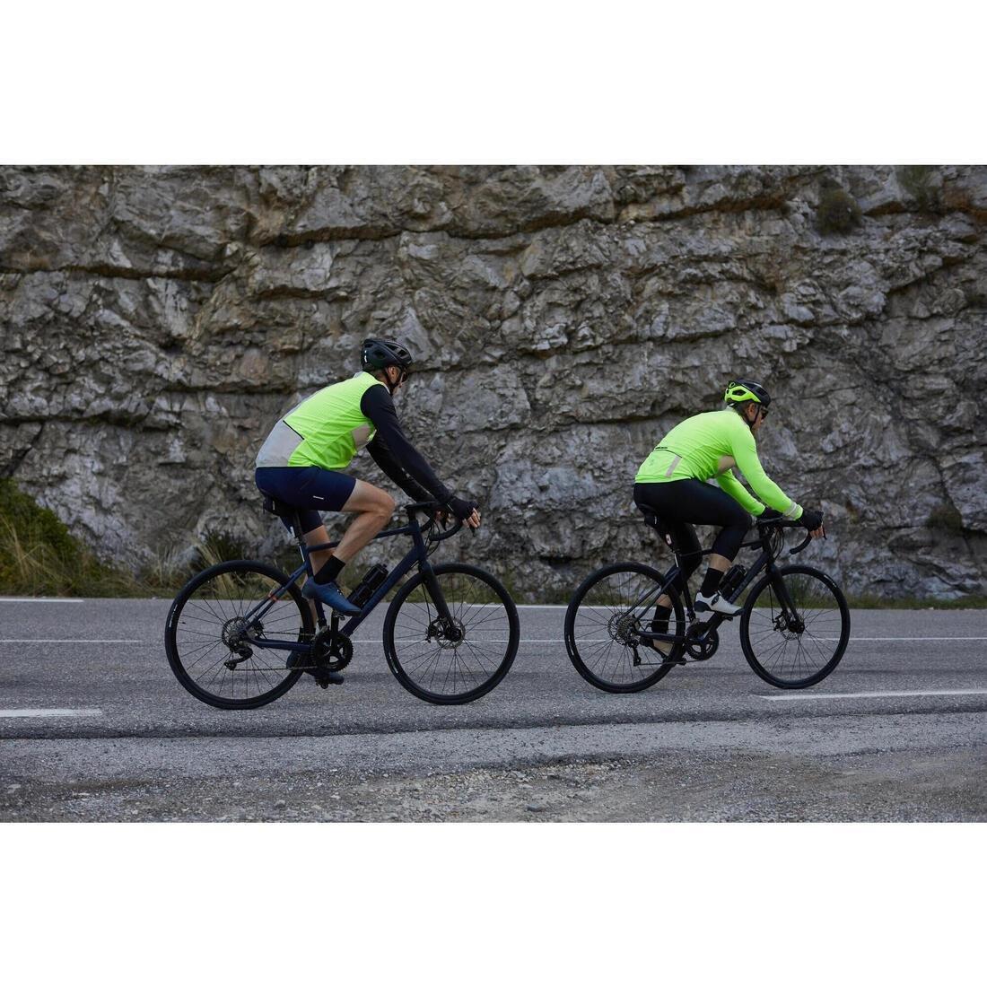 Men Hi-Viz Cycling Jacket, Yellow, No Color, medium