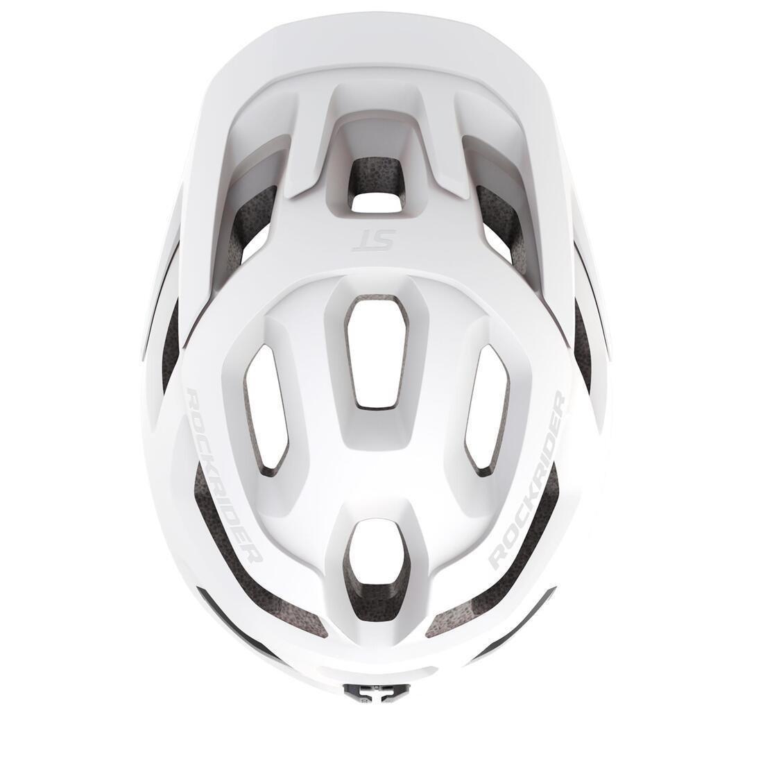 Mountain Bike Helmet St 500, White, No Color, large image number 5