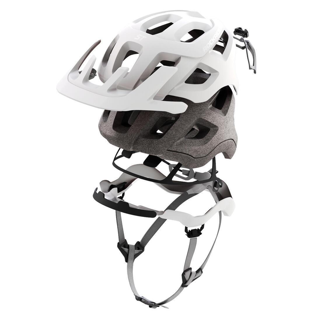 Mountain Bike Helmet St 500, White, No Color, large image number 8